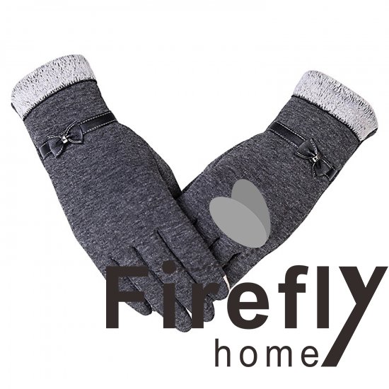 Fireflyhome Women's Winter Screentouch Thick Warm Weather Gloves - Click Image to Close