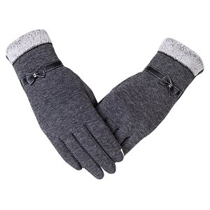 Fireflyhome Women's Winter Screentouch Thick Warm Weather Gloves