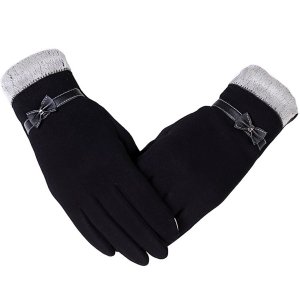 Fireflyhome Women's Winter Screentouch Thick Warm Weather Gloves